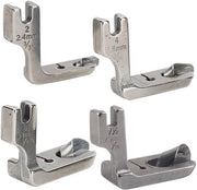 Set di accessori in acciaio inossidabile da 4 pezzi per macchina da cucire a tavolo - Regolabile in diverse misure - Materiale duraturo - Qualità elevata