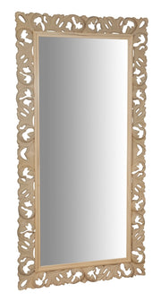 Biscottini SPECCHIERA DA PARETE IN LEGNO FINITURA GREZZA MADE IN ITALY realizzata Offerta