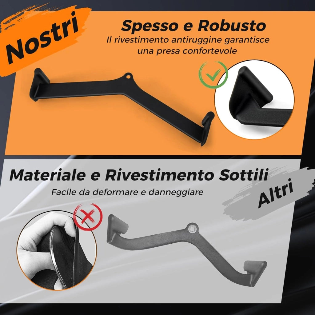 Barra LAT Pulldown, Attacchi T-Bar V-Bar per Cavi per Fitness Palestra Domestica, Impugnature per Maniglie per Allenamento della Forza Schiena Bicipiti Tricipiti
