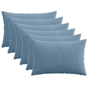 Federa 6 pcs HEERLEN Blu 50 x 70 cm corduroy 911324