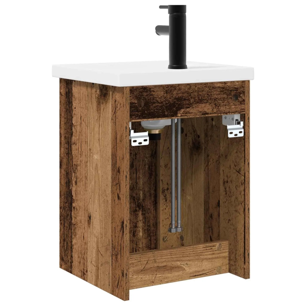 Mobile bagno con rubinetto Legno antico 42 x 40 x 74,5 cm 889535