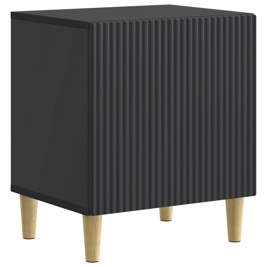 Armadio da Notte Nero 43 x 34,5 x 50 cm Legno ingegnerizzato 894567