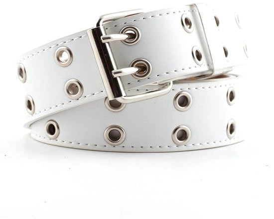Cinturoni punk - 110*3,3 cm - cinturoni a chiodi - cinturoni unisex con doppio foro - stile punk - cinturoni cosplay - cinturoni hiphop - abbigliamento gotico cinturoni - cinturoni hiphop stile punk - moda jeans casual - cinturoni decorativi