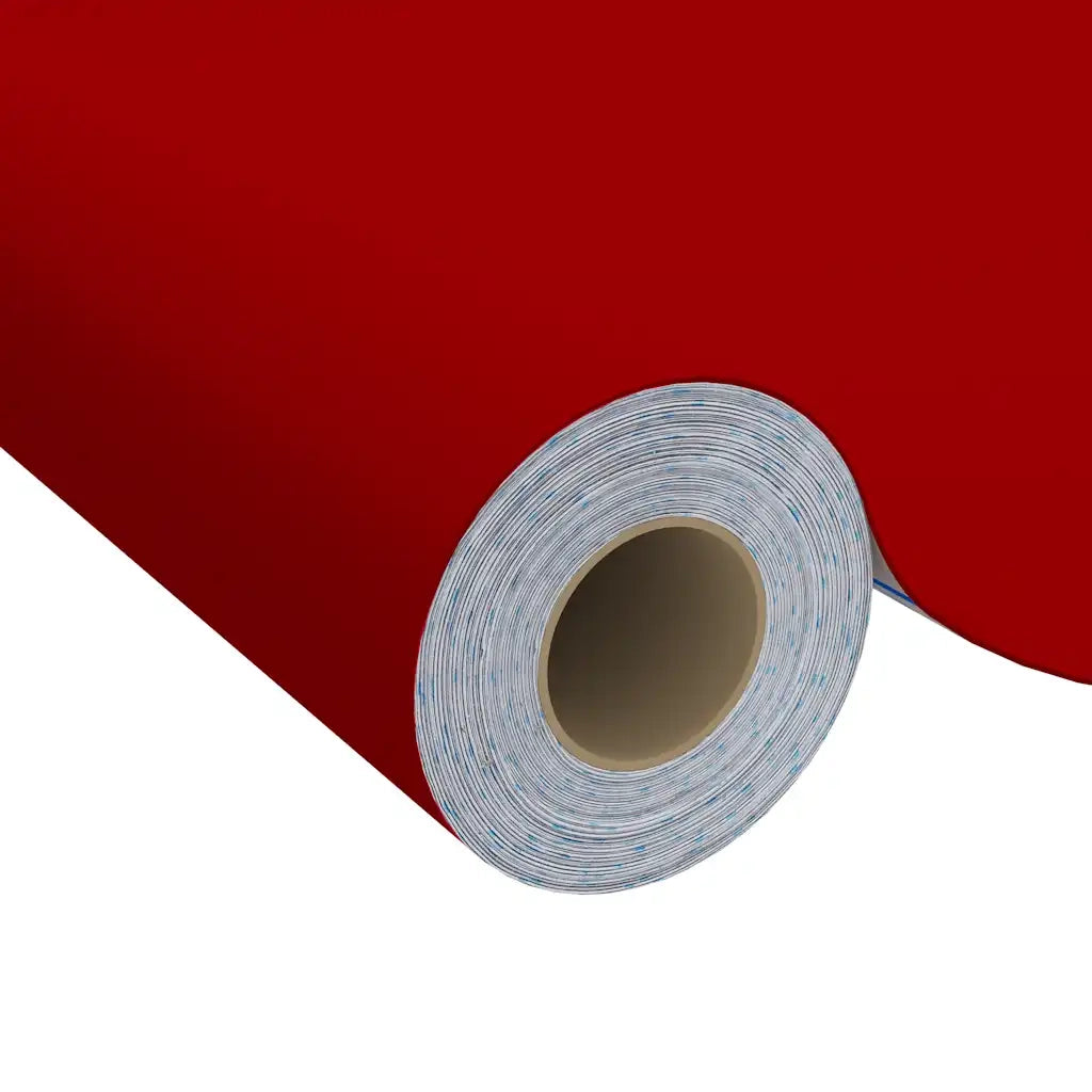 Pellicola Autoadesiva per Mobili Rossa 500x90 cm in PVC CFW4093343