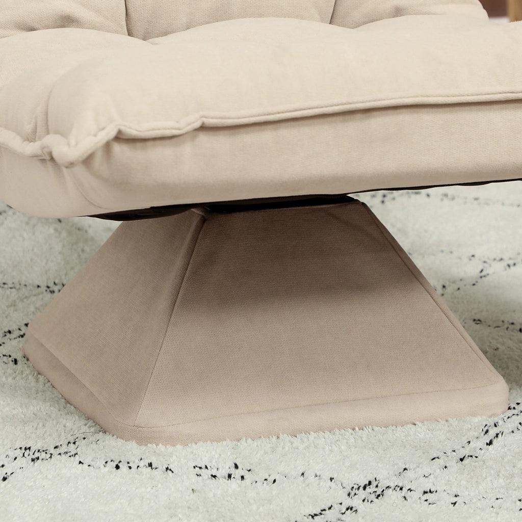 Poltrona Relax Massaggiante Girevole ¨C Zephmum ¨C Beige 62x70x95