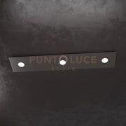 ECCENTRIC APPLIQUE-PLAFONIERA 3 LUCI + 2 DECORATIVO MARRONE 1156-3L2D-MA