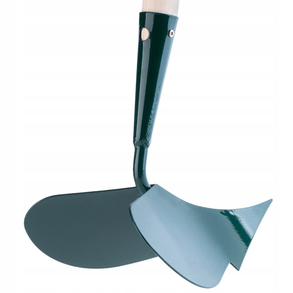 KADAX Ripper per patate manuale, piccolo aratro da giardino con vomere zigrinato da 145 cm