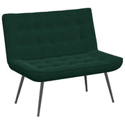 Panca Verde Scuro 110x74x84 cm in Velluto CFW2139280