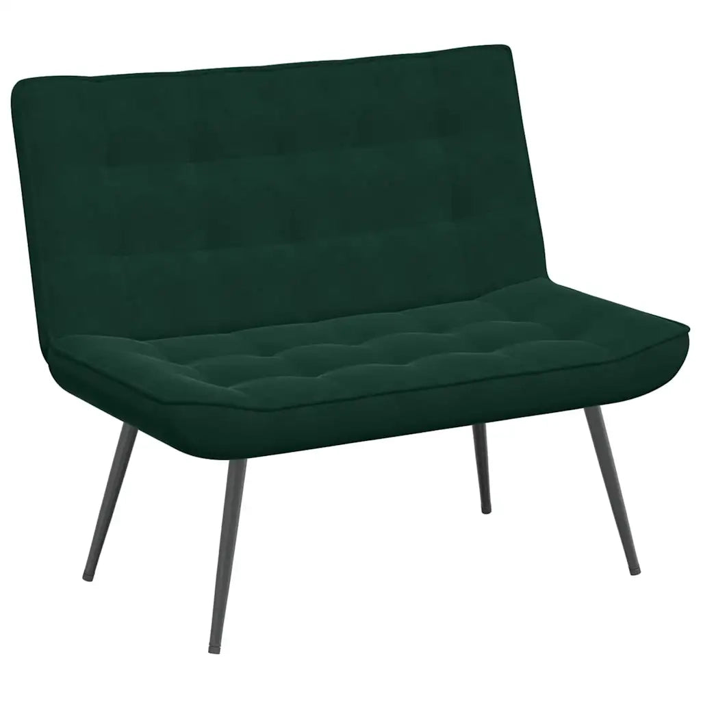 Panca Verde Scuro 110x74x84 cm in Velluto CFW2139280