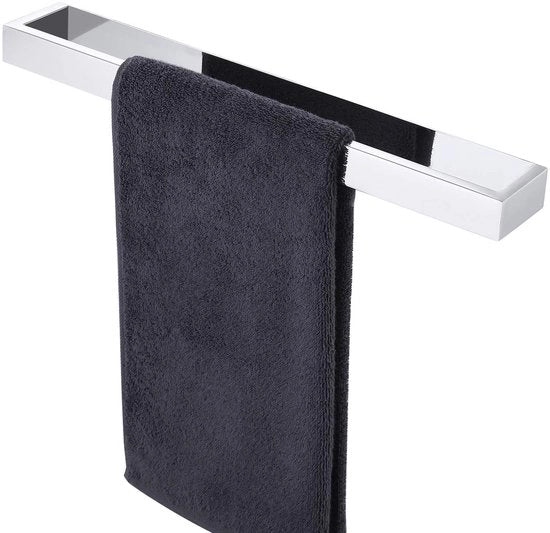Organizzatore per Asciugamani Bagno senza Forare in Acciaio Inossidabile SUS304 Asciugamaniere Asciugamaniere per Bagno Self-Adesiva Organizzatore per Asciugamani per Ospiti 40cm Liscio, A23000S40DM