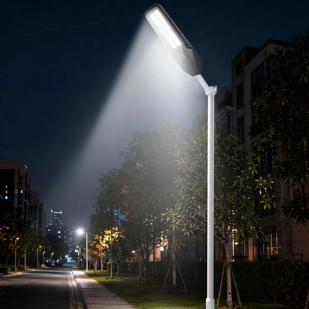 Lampada Solare LED 18W con Sensore di Movimento e Batteria 20000mAh Nero Avizar