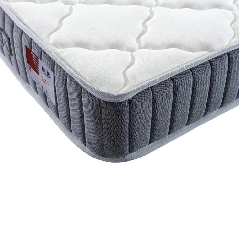 Materasso Silver 150x200x16 cm tessuto antibatterico