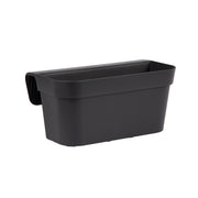 Nicoli vaso da balcone Arké Balcony, balconiera in cm 40x23x18h, fioriera autoportante per parapetto