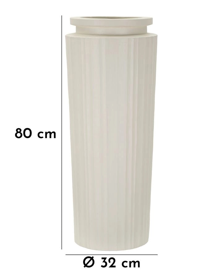 Vaso High Ø32x80 cm in Mgo Crema