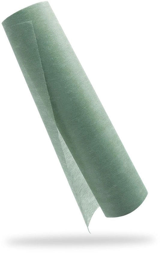 Tavolo decorativo in non-wovengh, 30 cm x 25 m, decorazione per tavolo per battesimo, comunione, compleanni, matrimoni e feste, verde eucalipto.