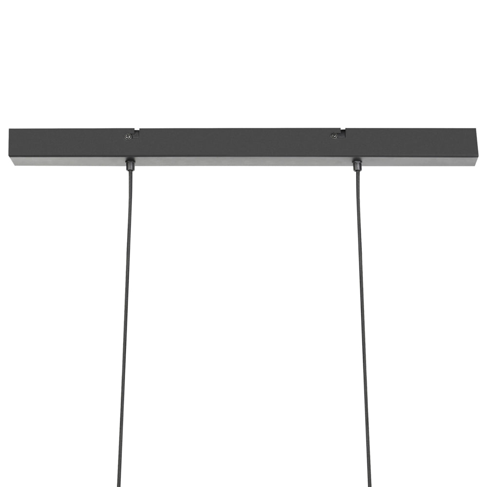 Lampada a sospensione Paralume in legno di mango nero Plafoniera in stile industriale Boho Accessori per la casa Fatti a mano