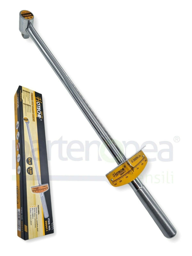 Chiave dinamometrica a misurazione continua 1/2" 0 - 300Nm 490mm