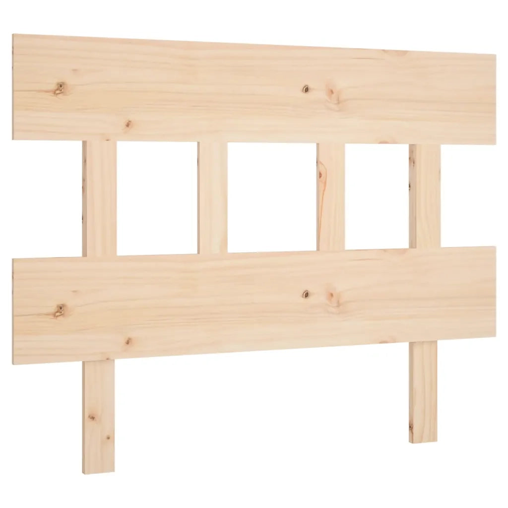 Testiera per Letto 93,5x3x81 cm in Legno Massello di Pino