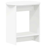 Tavolo laterale | Tavolino Bianco 50 x 39,5 x 55 cm Legno ingegnerizzato