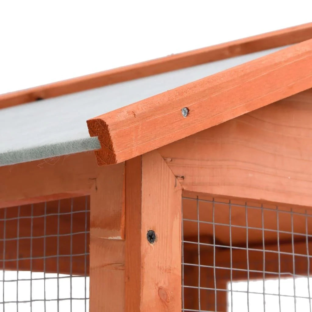 Gabbia per uccelli 68 x 62 x 166 cm in legno massello di abete 02_0000055