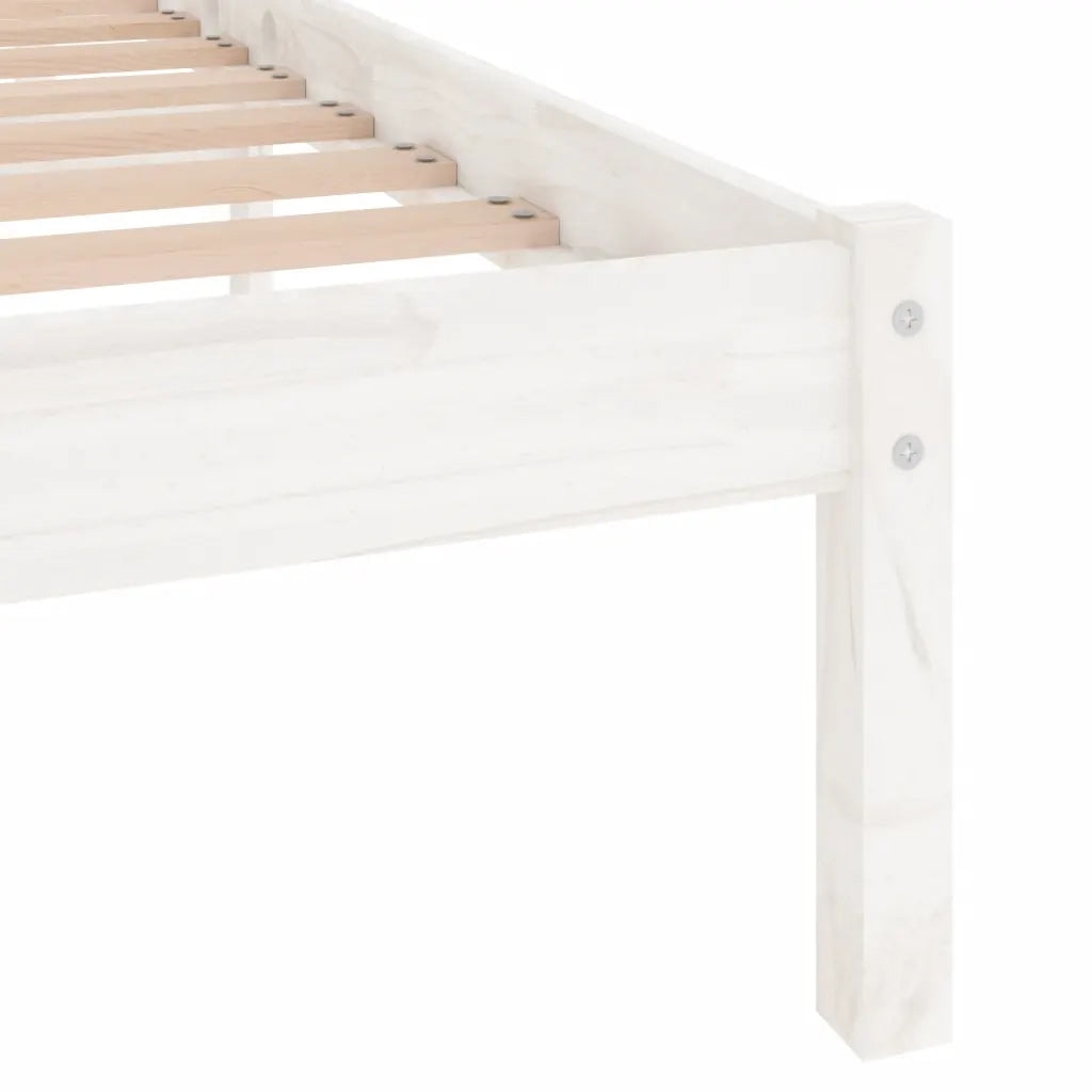 Giroletto Bianco in Legno Massello 180x200 cm Super King 810033
