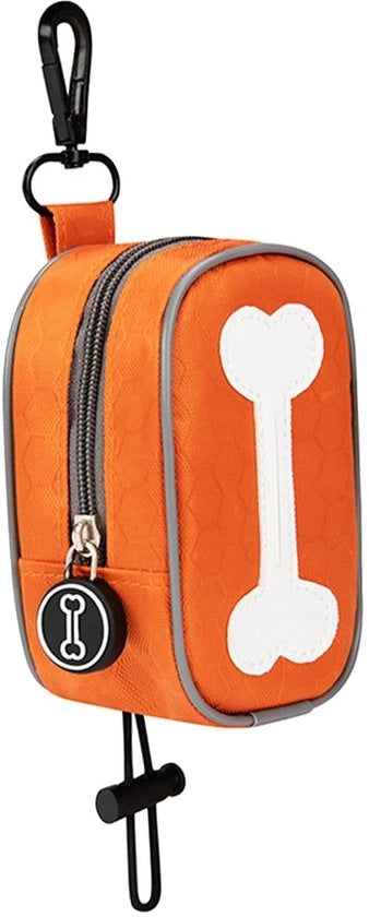Dispensatore di sacchetti per escrementi di cane portatile