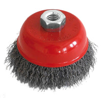 spazzola a tazza attacco m14 ï mm. 100 cod:ferx.vit33413