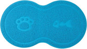 Ciotola per gatti, 8 pezzi, 45,7 x 25,4 cm, azzurro cielo