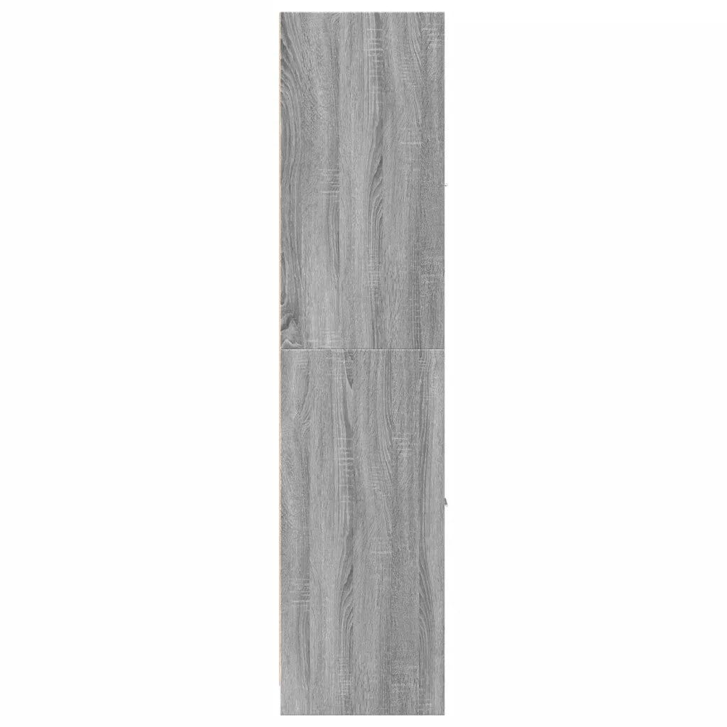 Armadietto da Farmacia Grigio Sonoma 40x41x174,5 cm Truciolato