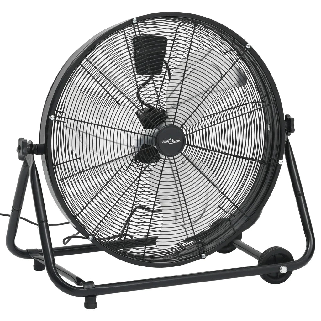 Ventilatore da Pavimento 60 cm 180 W Nero