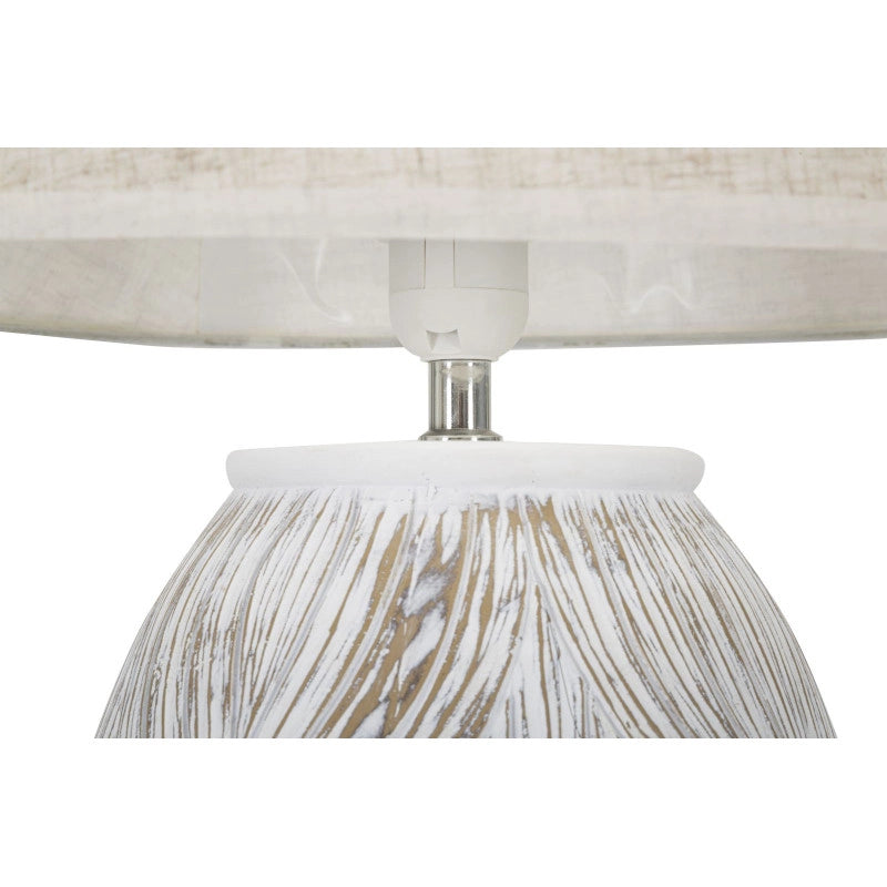 Lampadelle A Da Tavolo Resina Ovale Atene cm ø 38x67