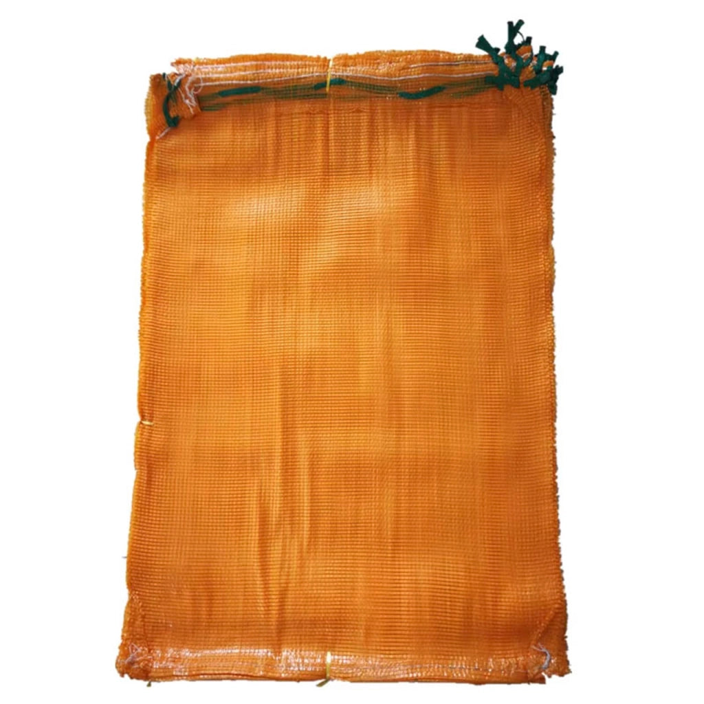 Sacchi a Rete Gialli 70x110 cm – Capacità 50 kg | 100 Pezzi | Uso Agricolo e Industriale, Riutilizzabili, Traspiranti