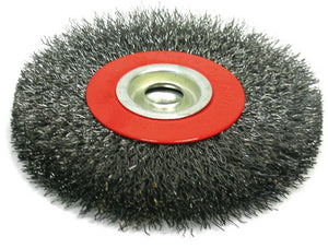 spazzola circolare foro ï mm. 16 mm. 125x18 cod:ferx.vit7006