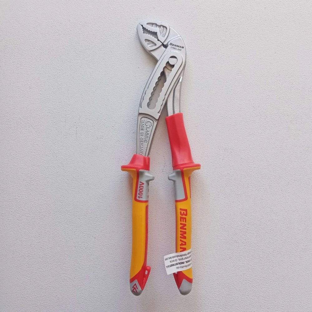 Benman 240mm 1000v pinza isolata powergrip regolabile per tubi