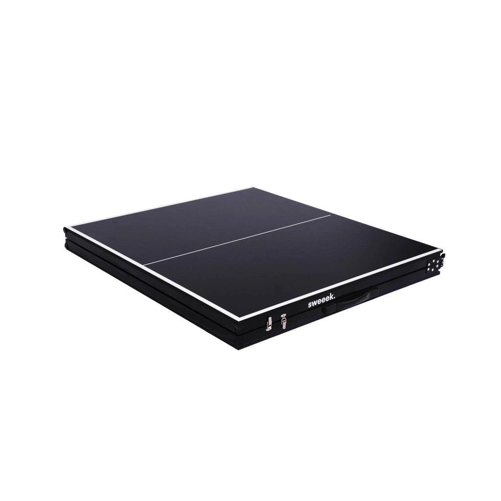 Tavolo da ping pong per esterni con 2 racchette e 3 palline, 180cm,