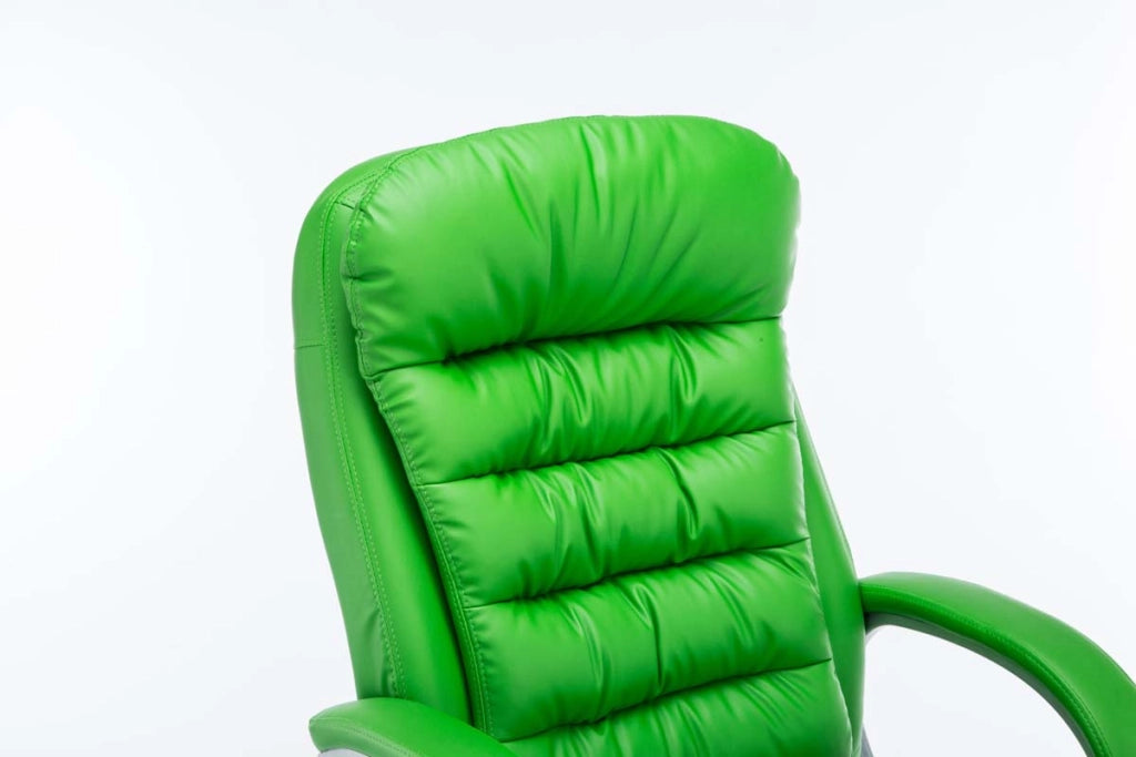 Sedia ufficio XXL Vancouver in similpelle verde