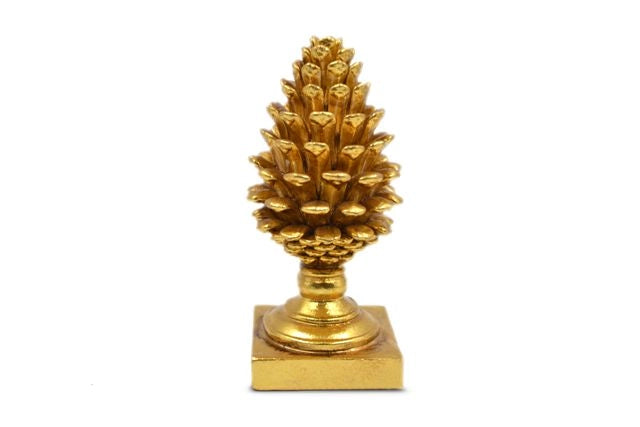 Pomo Decorativo Casa Oggettistica in Resina Oro 17 cm