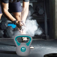 Kettlebell Esercizio Fisico Fitness Peso in Ghisa e Cemento 10 kg Manico Comodo
