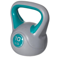 Kettlebell Esercizio Fisico Fitness Peso in Ghisa e Cemento 10 kg Manico Comodo