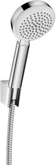 Kit per doccia a mano myclub 1 getto con tubo/flessibile 1,5 m bianco/acciaio inox
