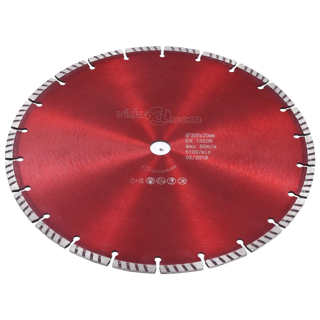 Disco da Taglio Diamantato con Turbo in Acciaio 300 mm cod mxl 65768