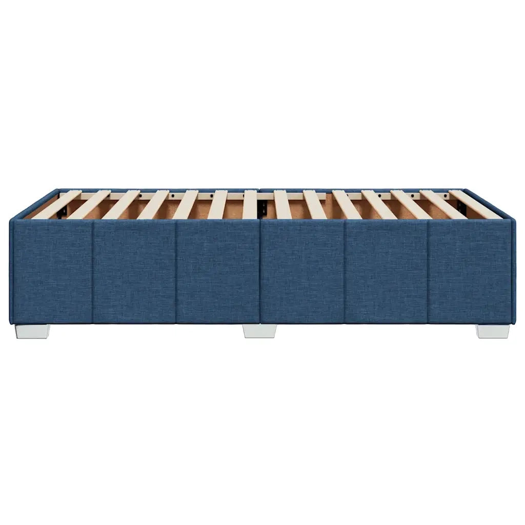 Giroletto senza Materasso Blu 100x200 cm in Tessuto