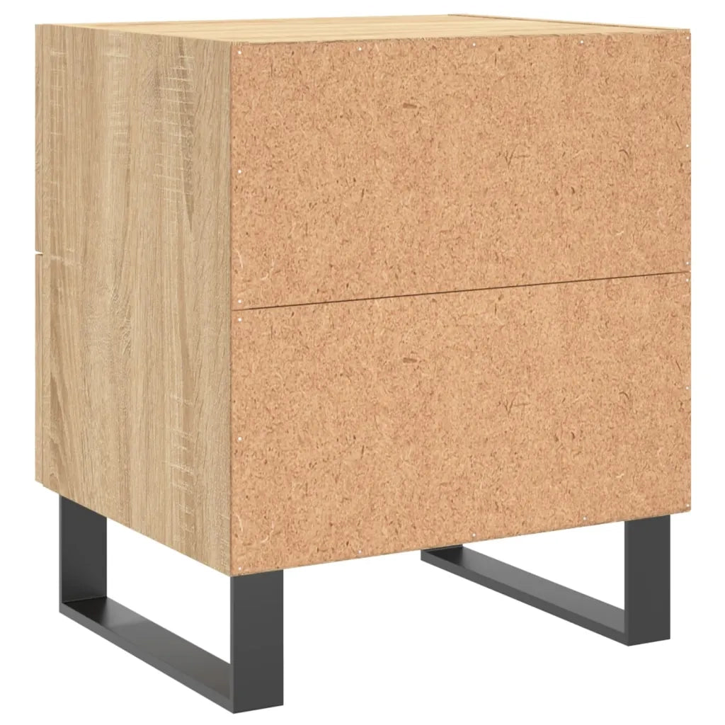 Comodino Rovere Sonoma 40x35x47,5 cm in Legno Multistrato 827362