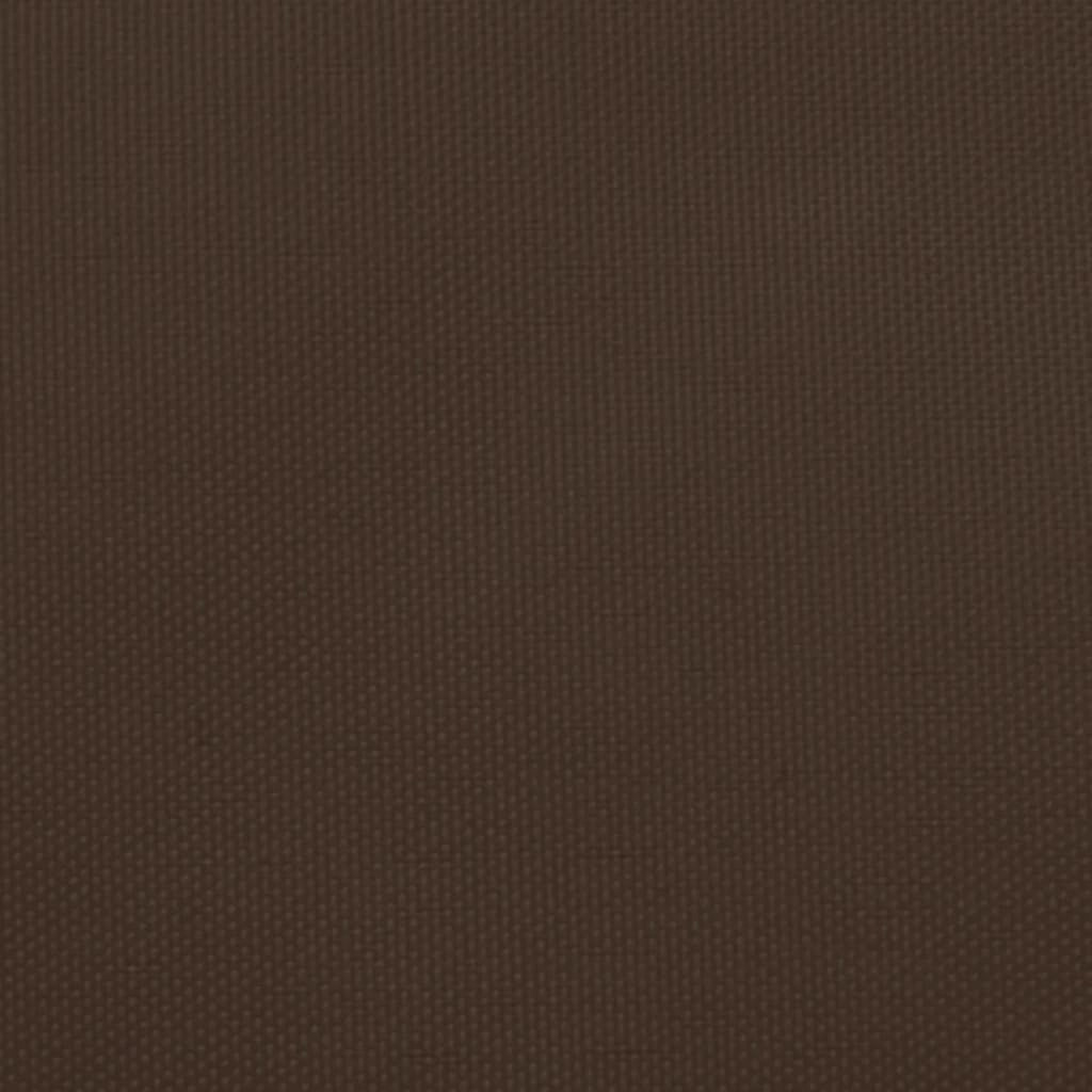 Vela ombreggiante/ombrellone quadrato 2 x 2 m in tessuto Oxford marrone 02_0009469