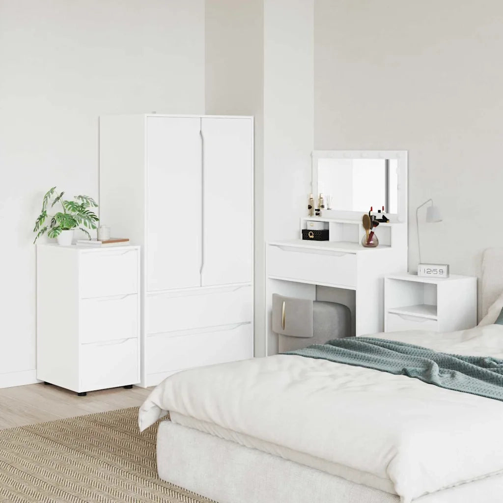 Armadio Bianco 40 x 48 x 81 cm Legno multistrato