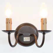 APPLIQUE ASSISI A 2 LUCE LAMPADE LAMPIONI LANTERNE APPLIQUE
