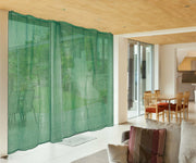 Zanzariera a Tenda per Porta Veranda Finestra Anti Zanzare Mosche Rete 150 x 250 Colore: Verde