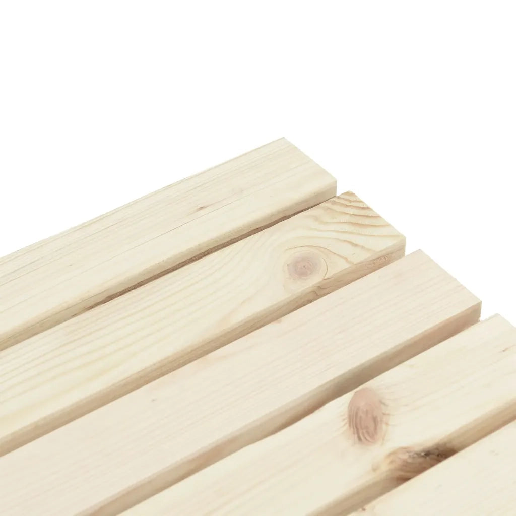 Set Salotto da Giardino 2 pz | Set di Mobili da Esterno in Legno Massello di Abete