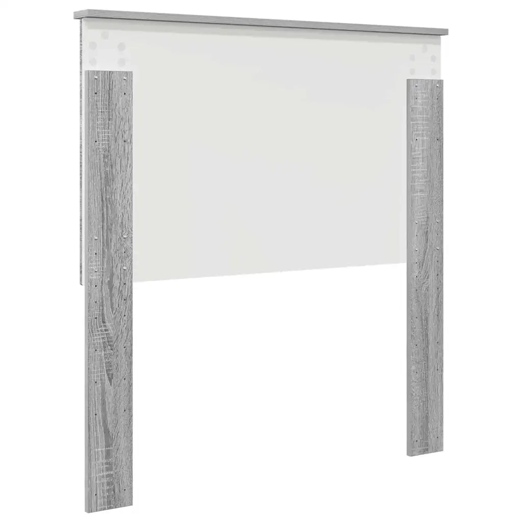Testiera-Testata-Testiera Decorativa Grigio Sonoma 75 cm Legno multistrato 581669