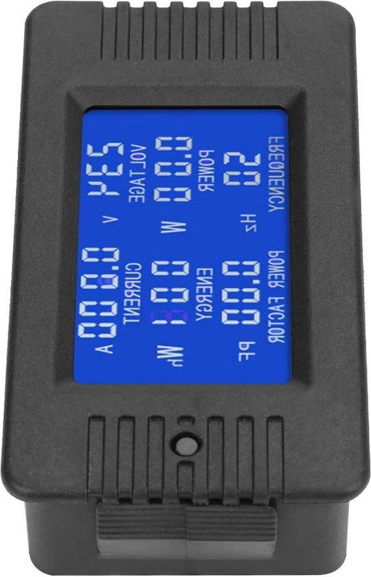 Multimetro Digitale 10A - Ampèremetro Voltmetro Volt Amp Vermigliatore Energiemetro